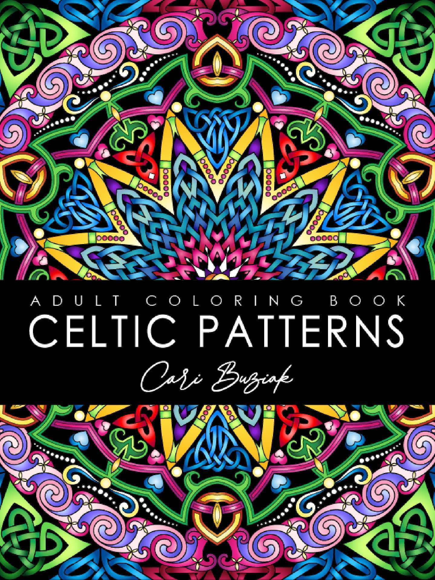 Celtic Patterns adult coloring book