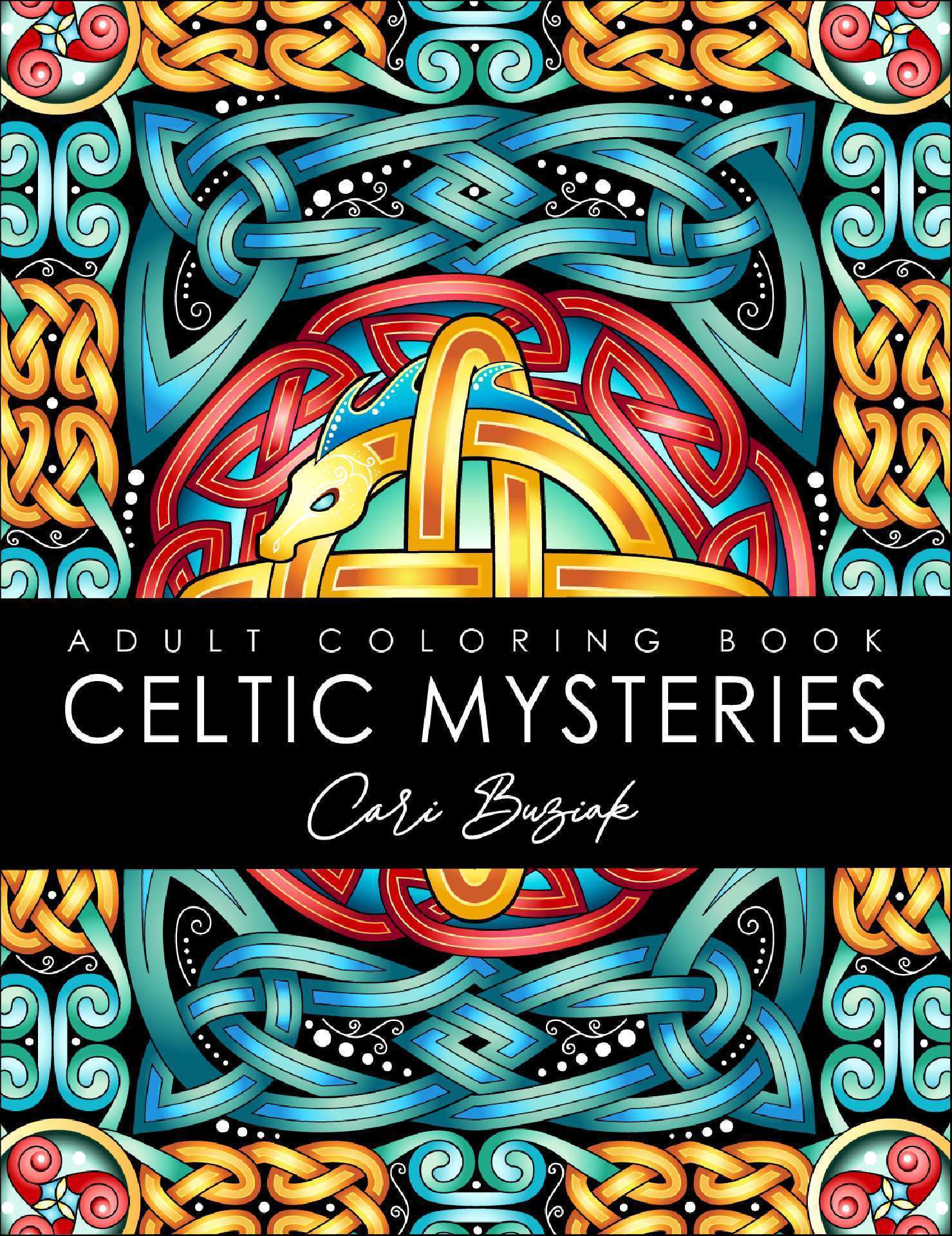 Celtic Mysteries adult coloring book