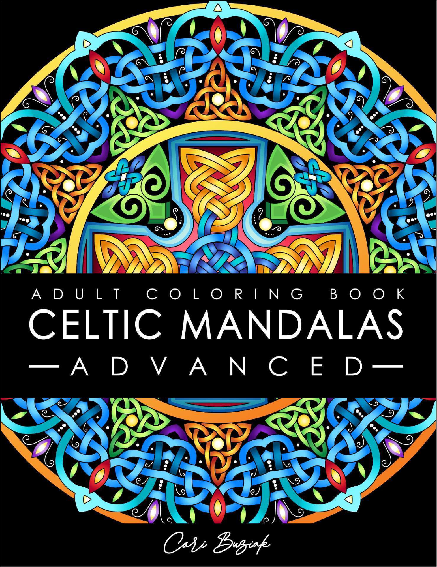 Celtic Mandalas - ADVANCED - adult coloring book