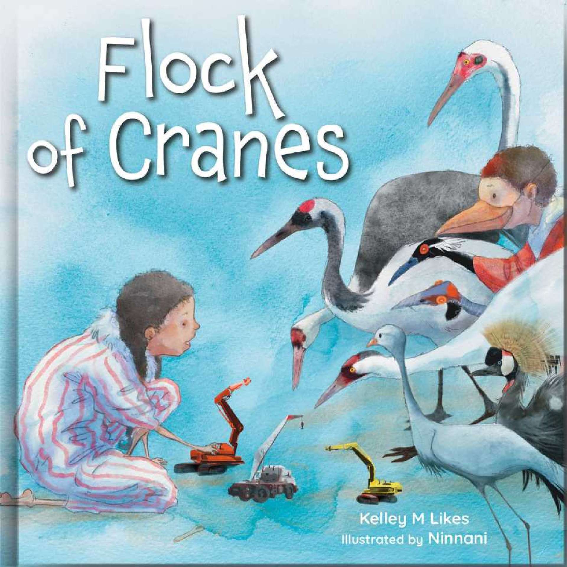 Kelley M Likes - Flock of Cranes