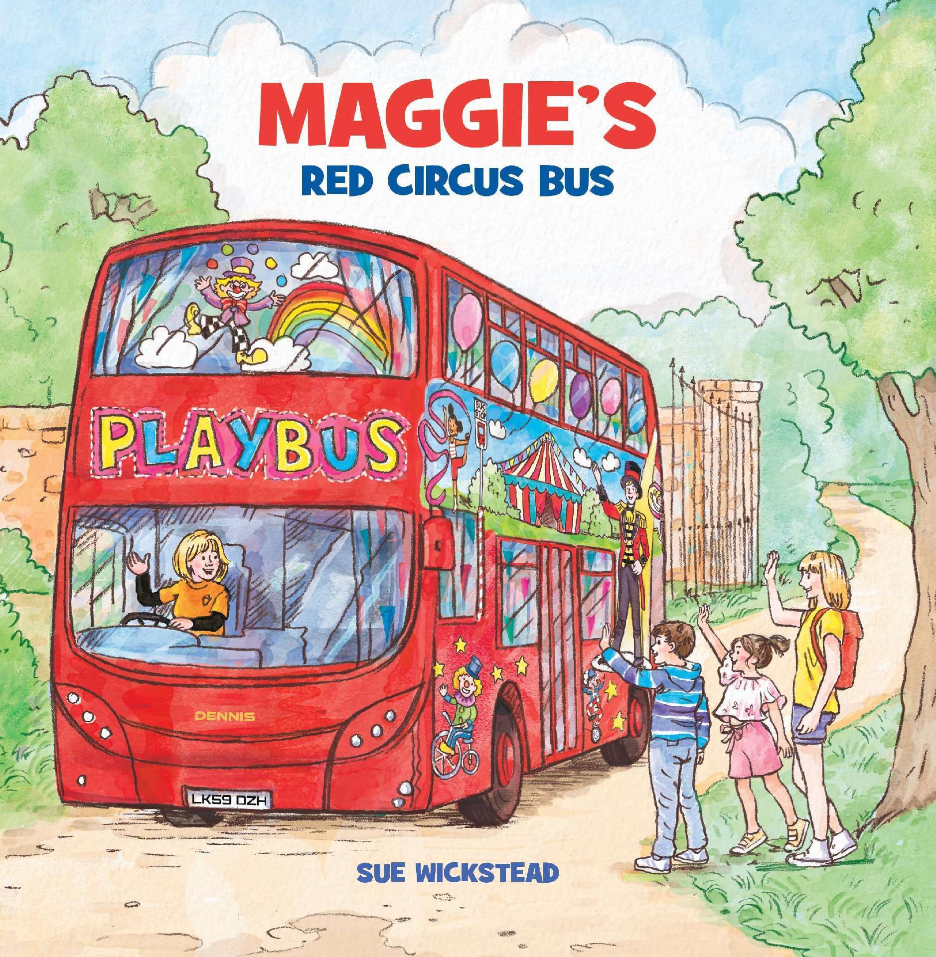 Maggie's Red Circus Bus