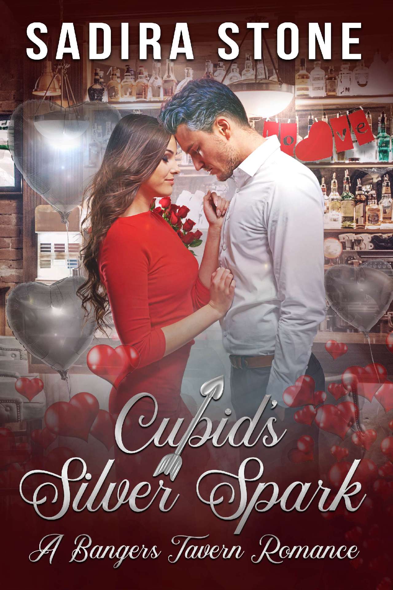 Sadira Stone - Cupid's Silver Spark - Bangers Tavern Romance 5