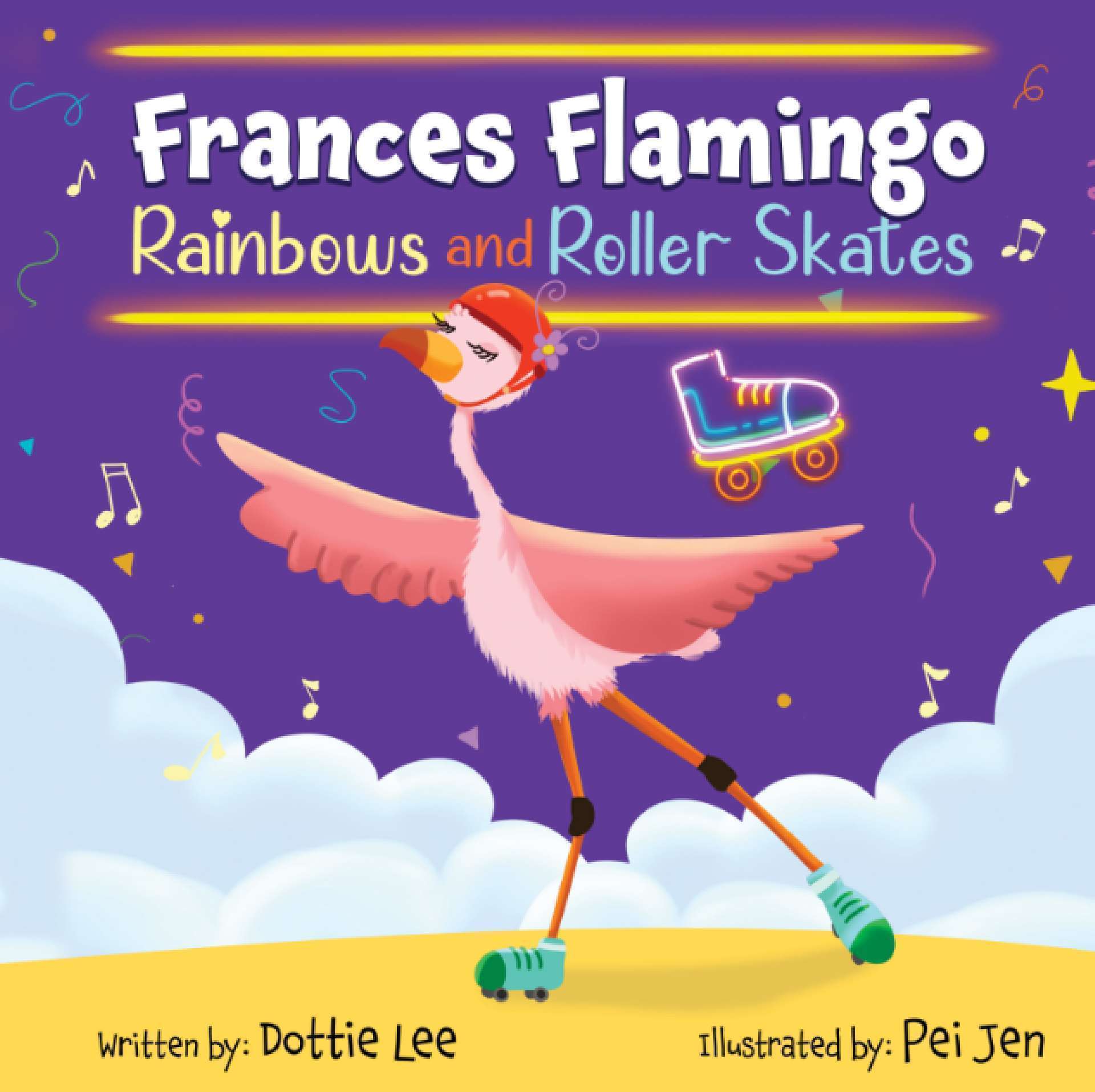 Frances Flamingo: Rainbows and Roller Skates