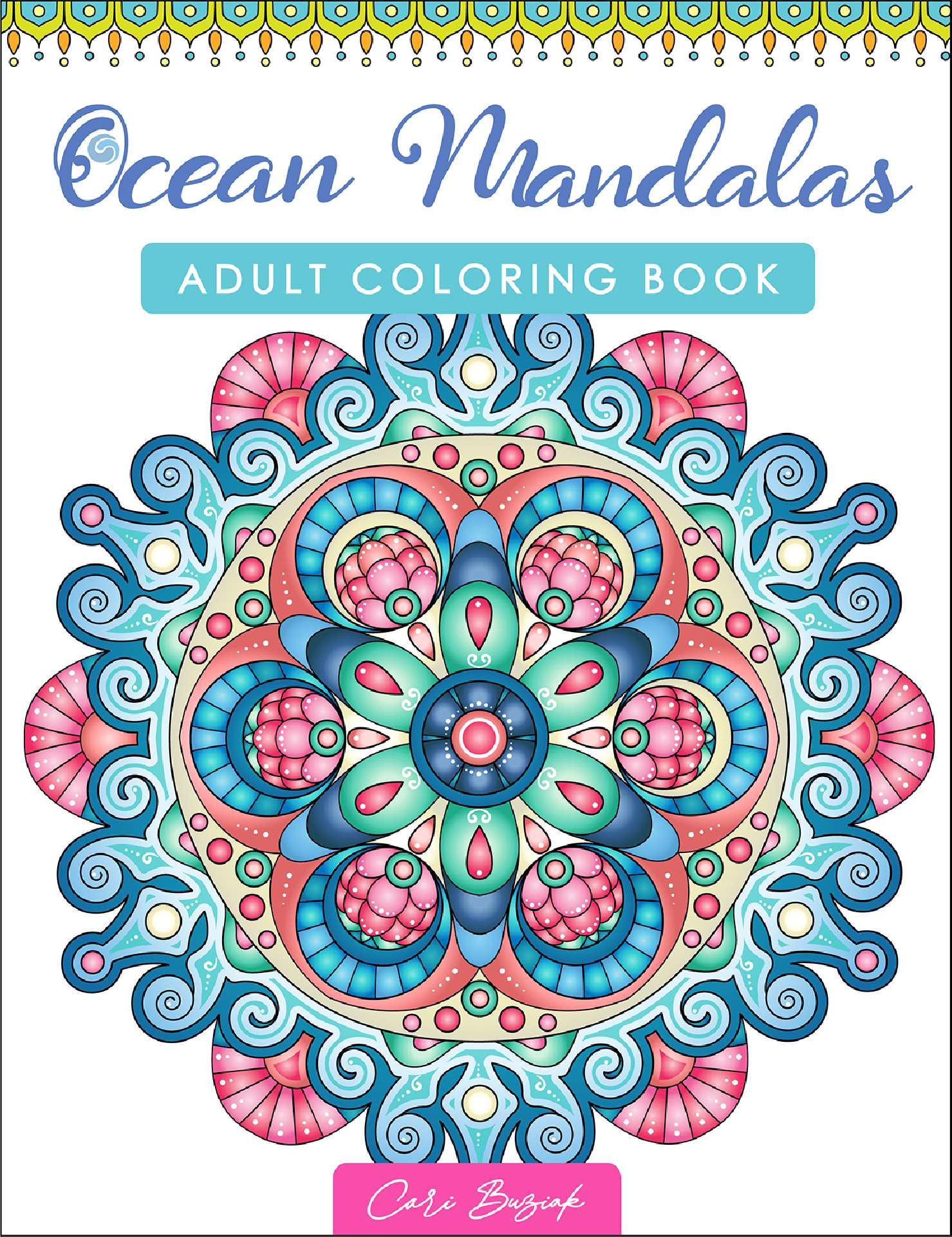 Ocean Mandalas adult coloring book