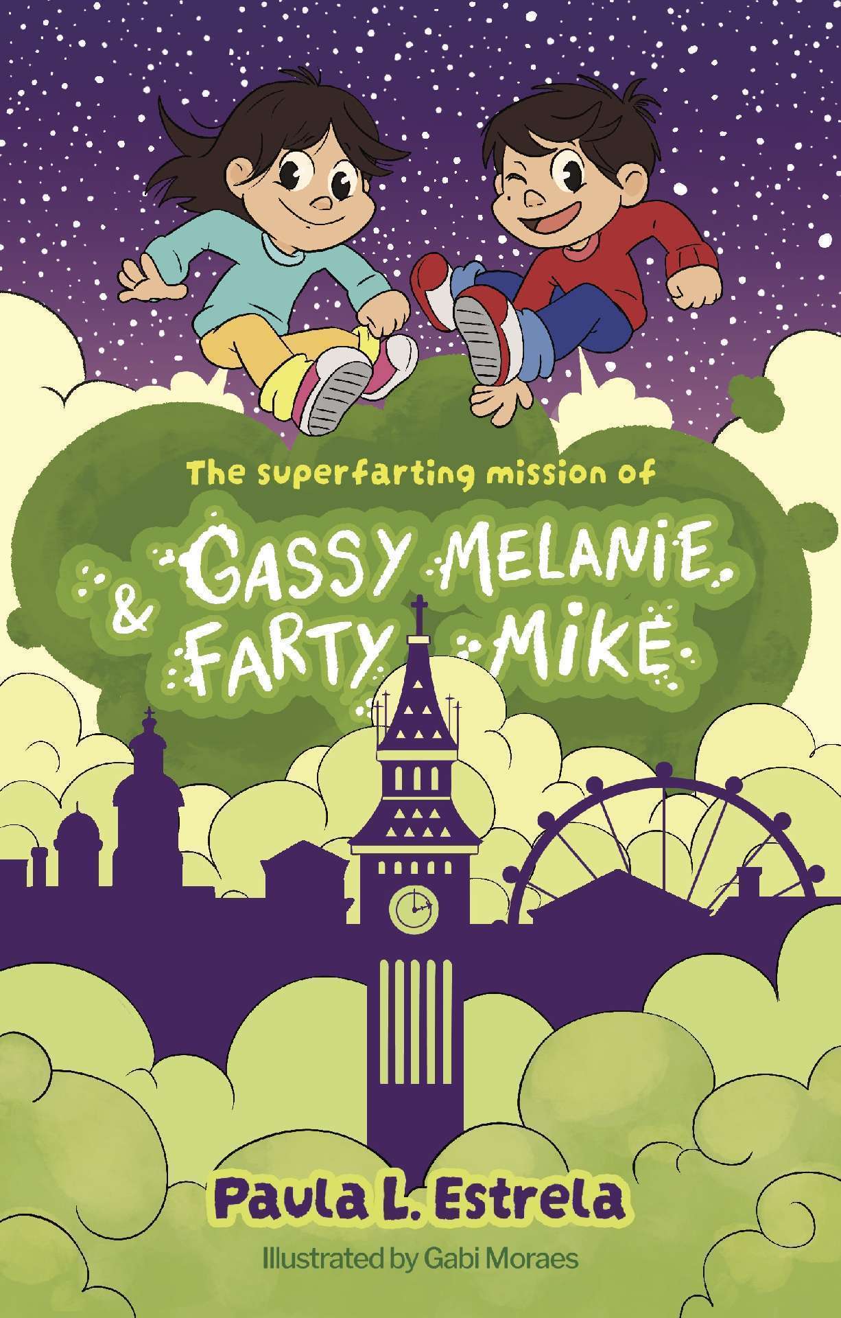 The superfarting mission of Gassy Melanie & Farty Mike