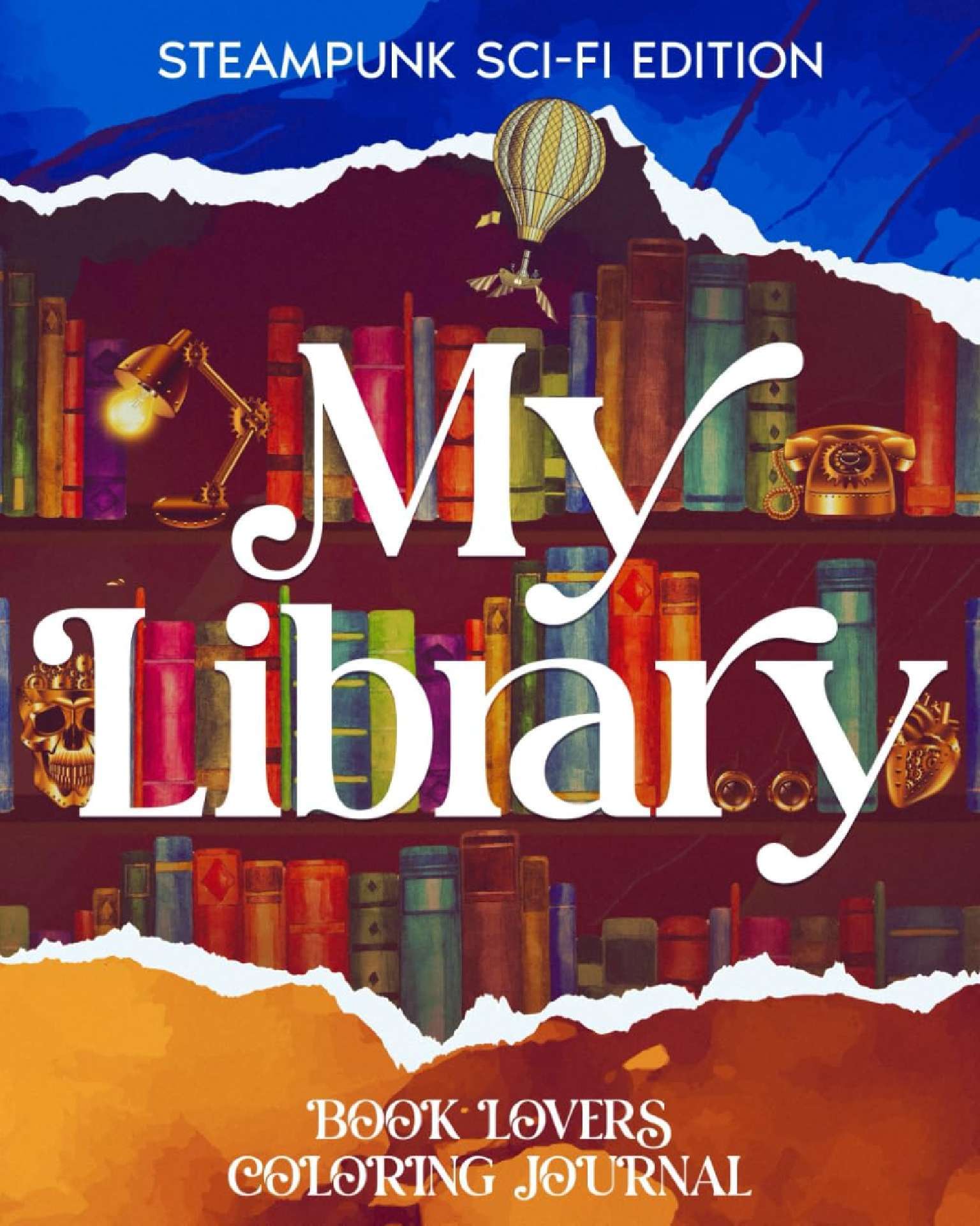 My Library Coloring Book, Steampunk/Sci-Fi