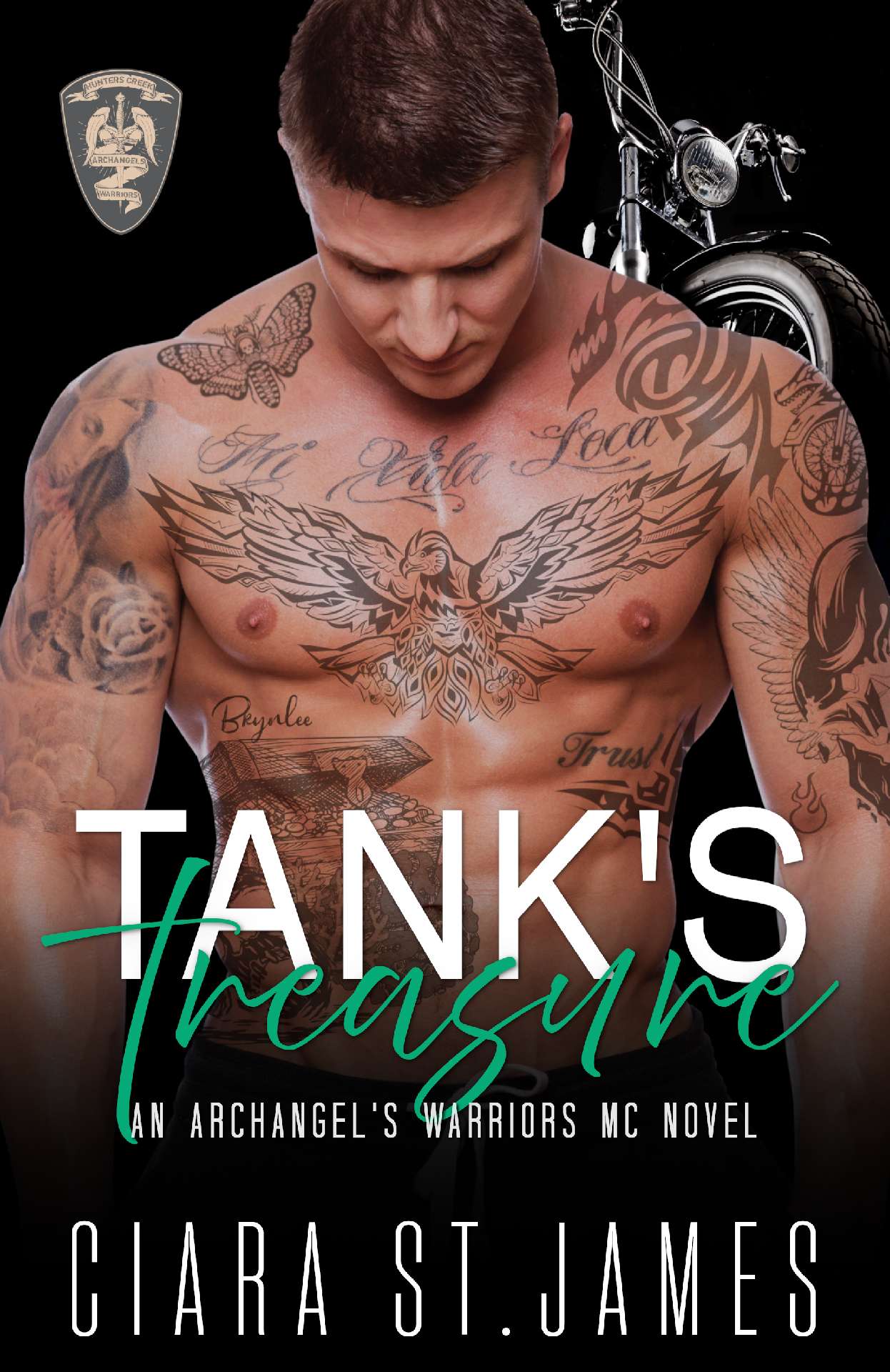 Ciara St James - Tank's Treasure - Hunters Creek Archangel's Warriors MC 9