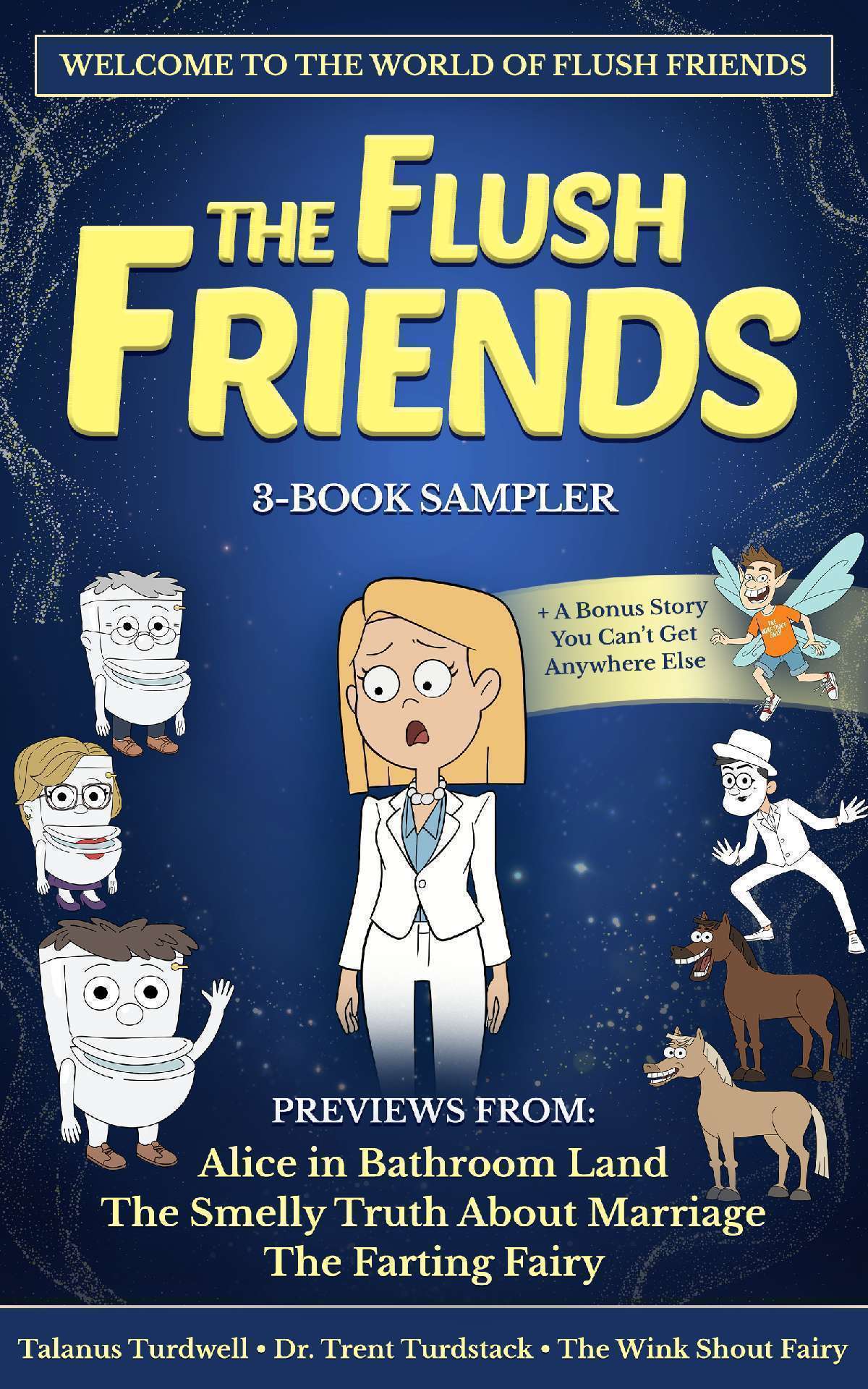 The Flush Friends 3-Book Sampler Previews from 3 Flush Friends books