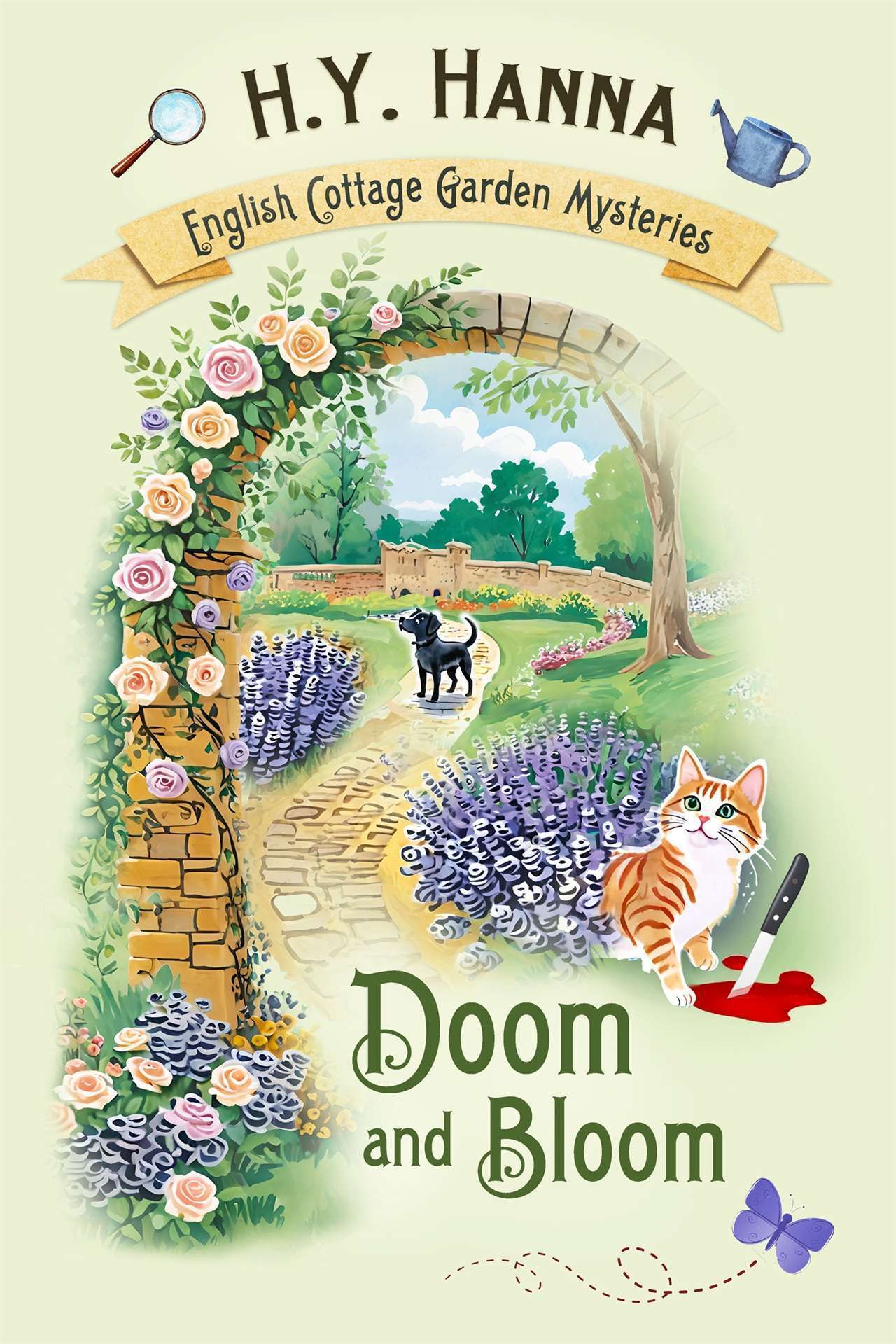 Doom and Bloom (A gardening cozy mystery & English village whodunit)