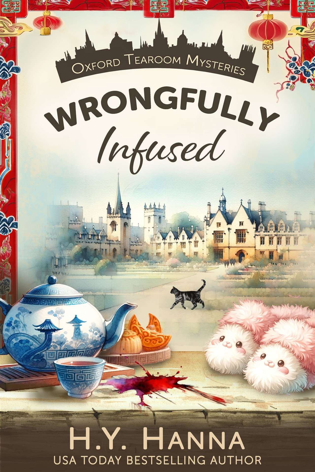 Wrongfully Infused (A traditional British whodunit and culinary cozy mystery)