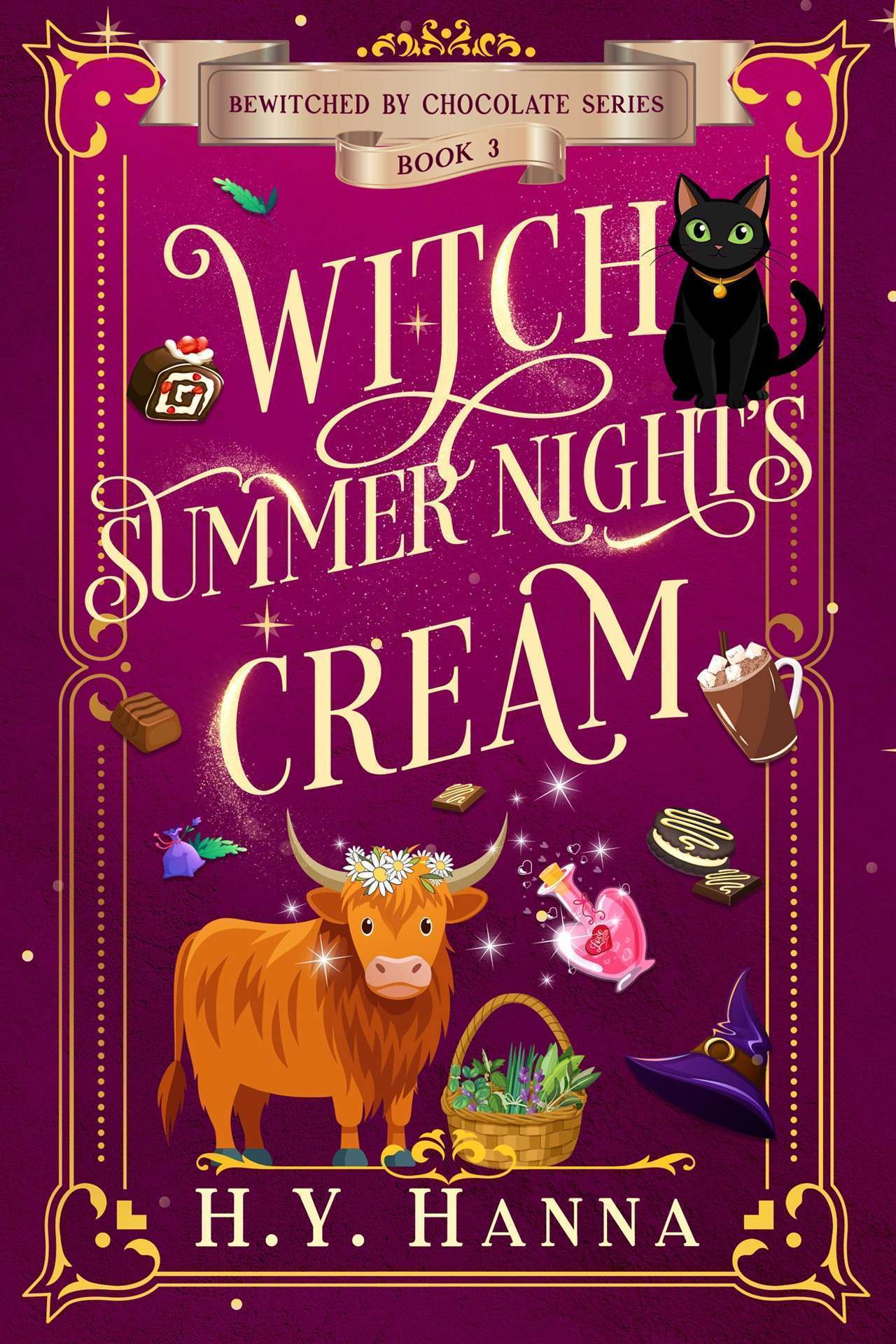 Witch Summer Night's Cream (A Cozy Fantasy & Paranormal Witch Mystery)
