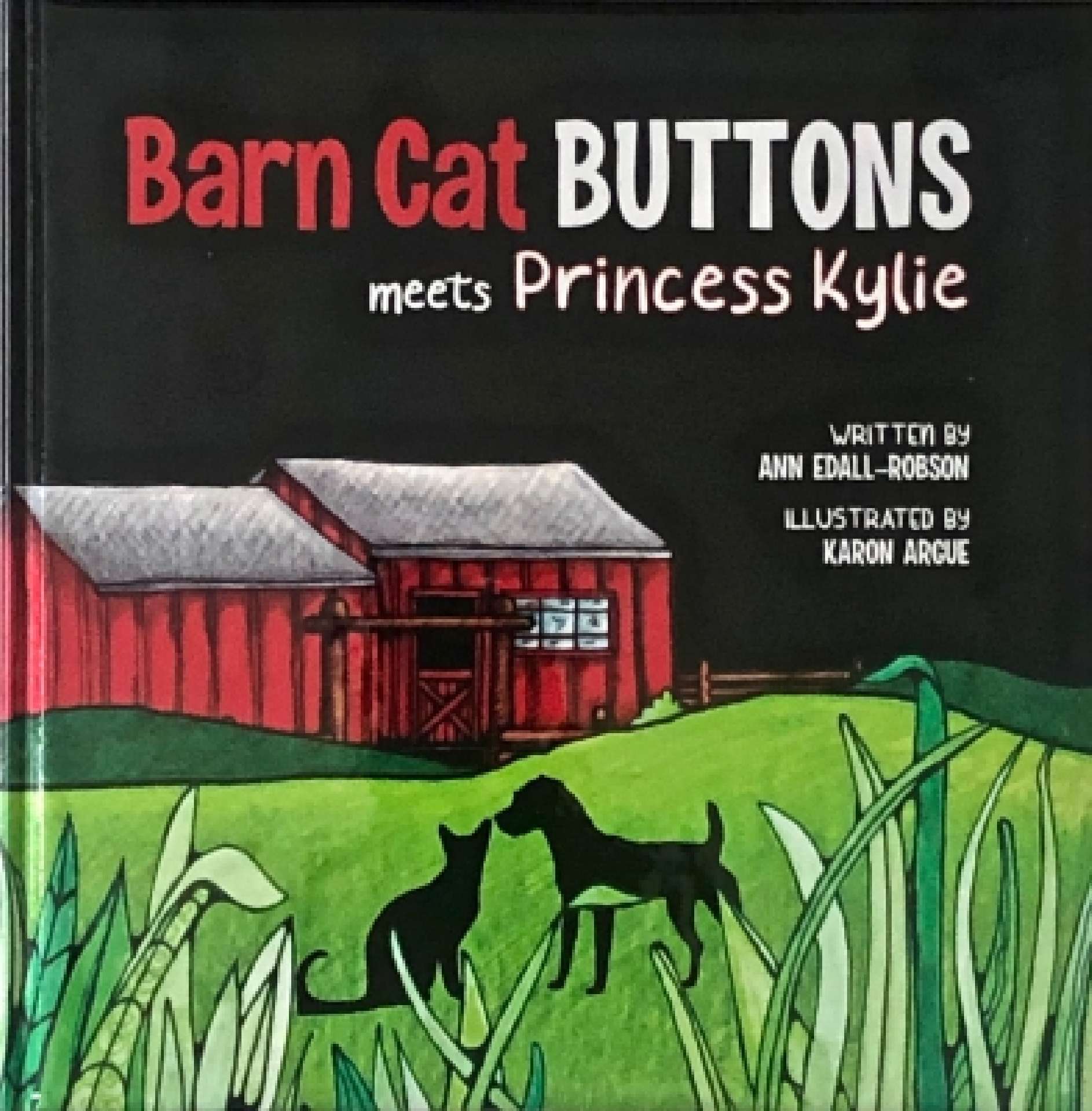 Barn Cat Buttons Meets Princess Kylie